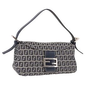 Fendi Baguette Zucchino Canvas Mini