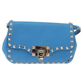 Valentino Garavani Rockstud Flip Lock Compartment Leather Small