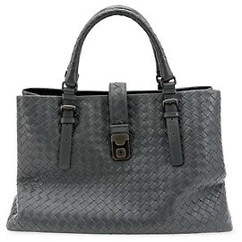Bottega Veneta Roma Intrecciato Nappa Medium