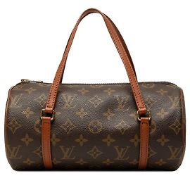 Borsa a mano Louis Vuitton Monogram Papillon 26 Marrone