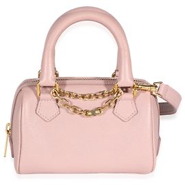 Céline Mini bolso Boston Celine de piel de becerro granulada rosa