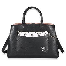 Borsa Louis Vuitton Black Epi Marelle Tote MM