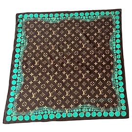 Lenço bandana Louis Vuitton x Yayoi Kusama em algodão
