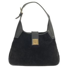 Borsa a tracolla in pelle scamosciata Salvatore Ferragamo