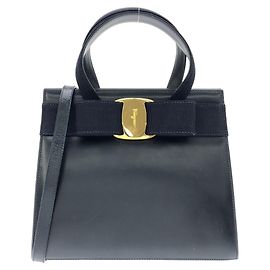 Bolso de hombro de becerro Salvatore Ferragamo