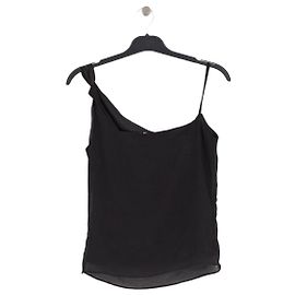 Autre Marque Top de corte reto preto SUSAMUSA XS