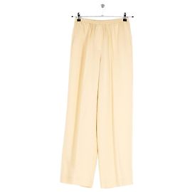 Autre Marque Pantalones de lana amarillos