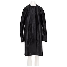 Autre Marque Abrigo de cuero negro LOULOU DE SAISON