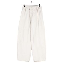 Autre Marque Pantalones de algodón blancos THE FRANKIE SHOP