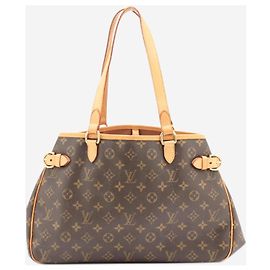 Louis Vuitton Braune vintage 2005 Monogram Batignolles Horizontal Tasche