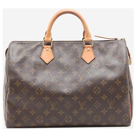 Louis Vuitton Sac Speedy 35 Monogram vintage 2001 marron