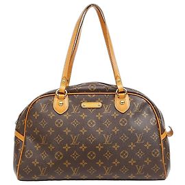 Louis Vuitton Sac à main Montorgueil GM avec poignée supérieure Monogram marron 2009