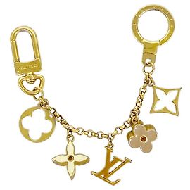 Louis Vuitton Schlüsselanhänger Charm Chain Fleur de Monogram