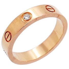 Anillo Mini Love Cartier en oro rosa 18K