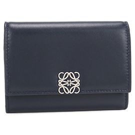 Portafoglio Tri-fold Loewe in Navy