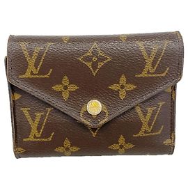 Louis Vuitton braunes Drei-Falt-Portemonnaie