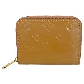 Porta-moedas Zippy Louis Vuitton Vernis em Rose Velours