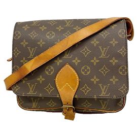 Borsa a tracolla Louis Vuitton Monogram Cartouchiere GM