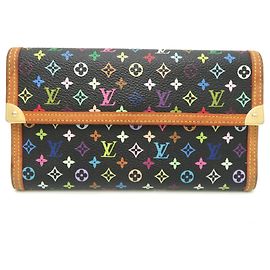 Portafoglio lungo Louis Vuitton Monogram Multicolore