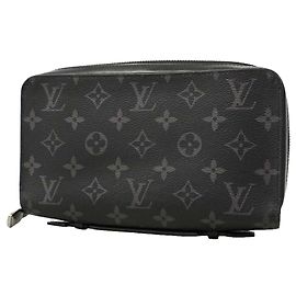 Portafoglio Lungo Zippy XL Louis Vuitton Monogram Eclipse