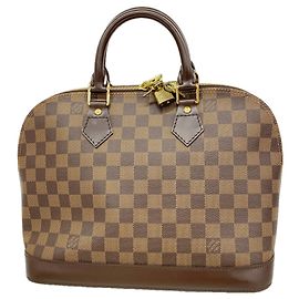Louis Vuitton Damier Alma Handtasche N51131 Ebene für Damen