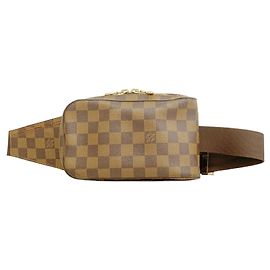 Borsa a tracolla Louis Vuitton Damier Geronimos in Ebene