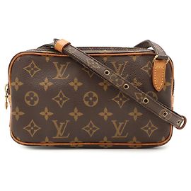 Louis Vuitton Monogram Marly Bandoulière Schultertasche Pochette