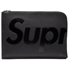 Louis Vuitton Black Supreme Epi Pochette Jour GM