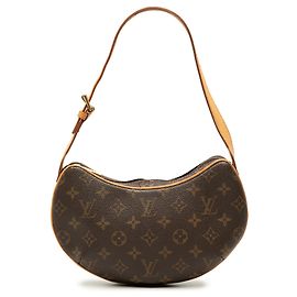 Louis Vuitton Brown Monogram Croissant PM