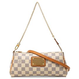 Louis Vuitton White Damier Azur Eva