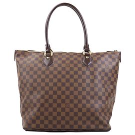 Louis Vuitton Brown Damier Ebene Saleya GM