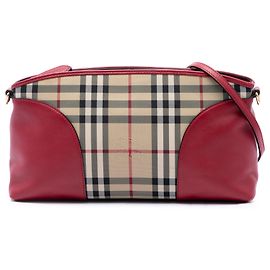 Burberry Beige Haymarket Check Coated Canvas Chichester Crossbody