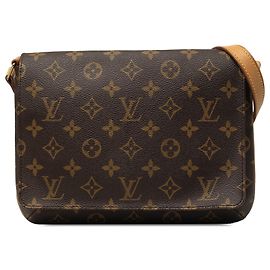 Louis Vuitton Brown Monogram Musette Tango Short Strap
