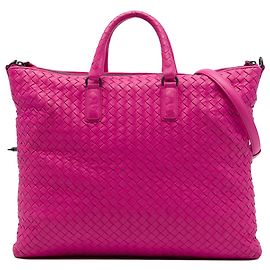 Bolso Tote convertible Bottega Veneta Medium Nappa Intrecciato Rosa