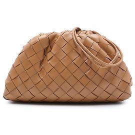 Bottega Veneta Brown Nappa Intrecciato The Mini Pouch Crossbody