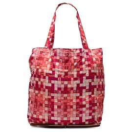 Hermès Red Bolduc Au Carre Silk Marwari Le Sac Silky Pop Tote