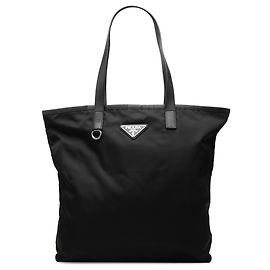 Bolso Tote Prada de Tessuto Negro
