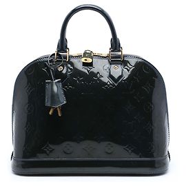Louis Vuitton Green Monogram Vernis Alma PM