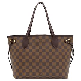 Louis Vuitton Brown Damier Ebene Neverfull PM