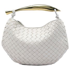 Bottega Veneta Sardine in nappa Intrecciato bianca