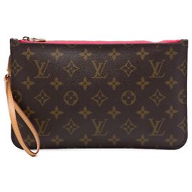 Pouch Louis Vuitton Brown Monogram Neverfull MM