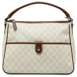 Gucci White GG Supreme Joy Handtasche