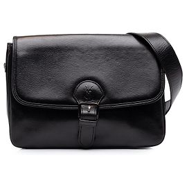 Autre Marque Sac crossbody Saint Laurent en cuir grainé noir