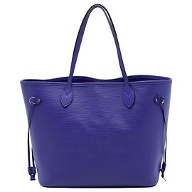 Louis Vuitton Purple Epi Neverfull MM