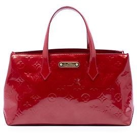 Louis Vuitton Red Monogram Vernis Wilshire PM