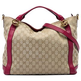Bolso Satchel Gucci Miss GG de lona GG beige