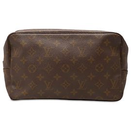 Louis Vuitton Brown Monogram Trousse Toilette 28
