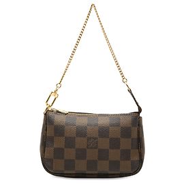 Louis Vuitton Brown Damier Ebene Mini Pochette Accessoires
