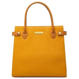 Sac à main Burberry en cuir jaune