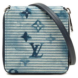Cartera Zippy Compact Monogram Watercolor Louis Vuitton